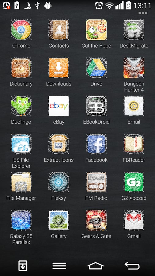 Spider Web lite Icon Pac...截图2