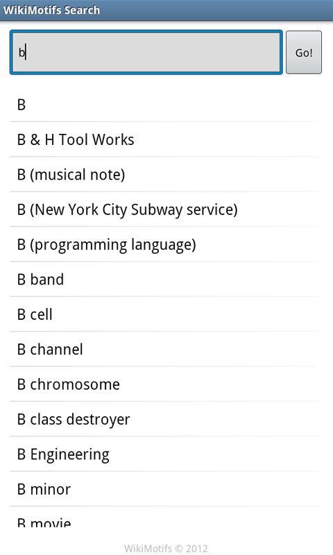 WikiMotifs Library B2截图2