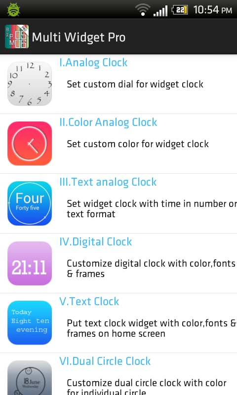 Multi Clock Widget截图6