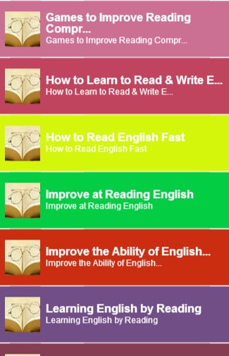 English Reading Test Gui...截图1