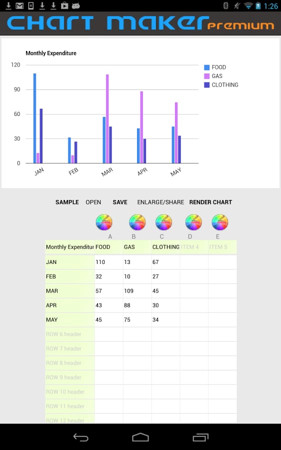 Chart Maker Premium截图3