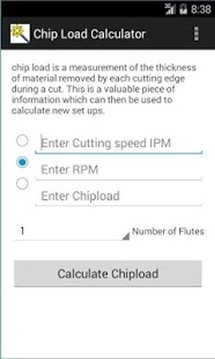 Chip Load Calculator截图