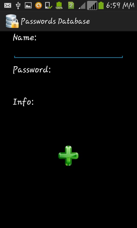 Passwords Database截图1