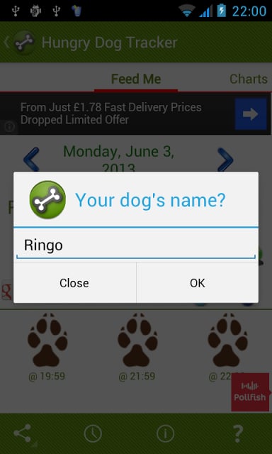 Hungry Dog Tracker &amp; Reminder截图4