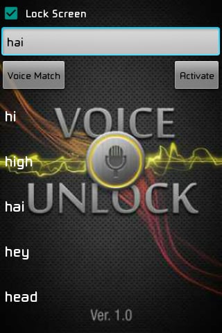 Voice Unlocker Lock Scre...截图10