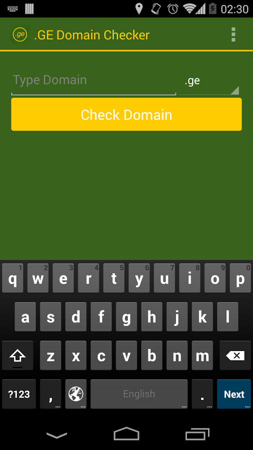 .GE Domain Checker截图2