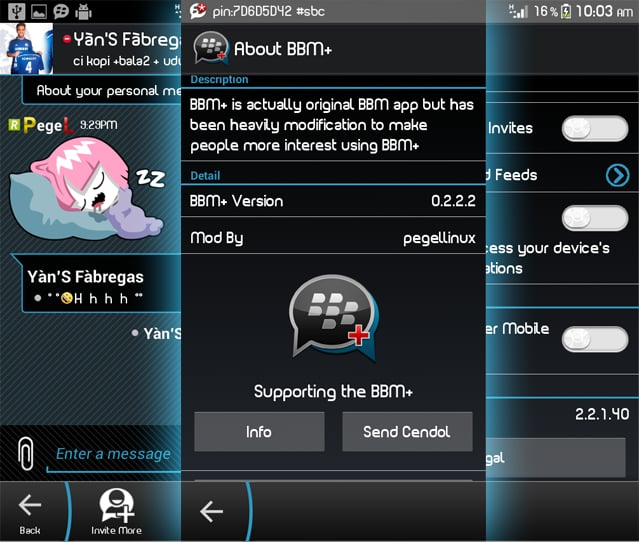 Transparent BBM for Andr...截图3