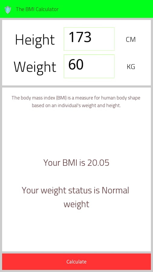 BMI Calculator - Lose We...截图2