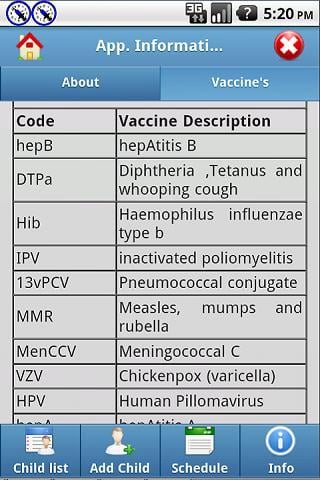 Child Vaccine截图4