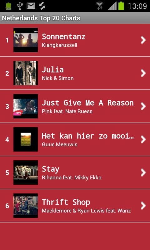 Netherlands Top Music Ch...截图3