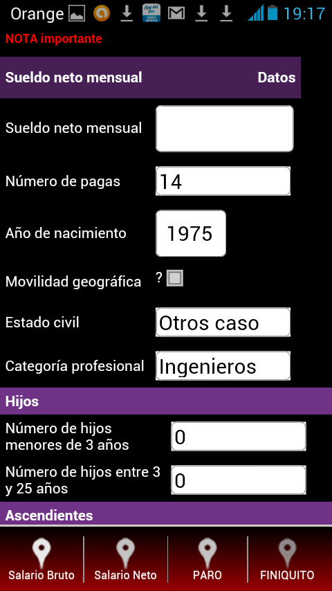 Calculadora de Salarios ...截图5