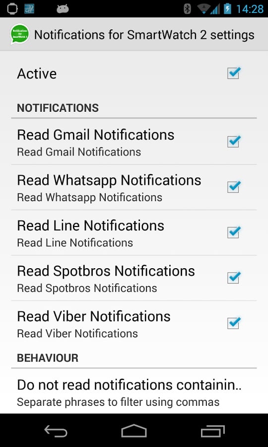 Notifications for Smartw...截图1