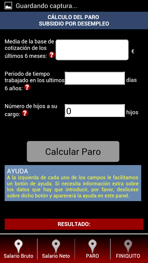 Calculadora de Salarios ...截图3