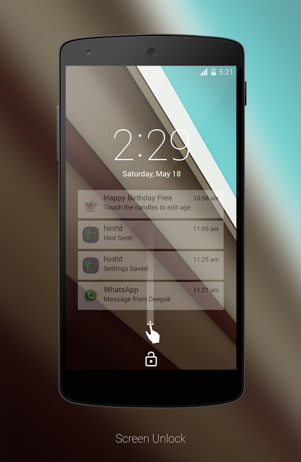 Swipe Lockscreen截图2