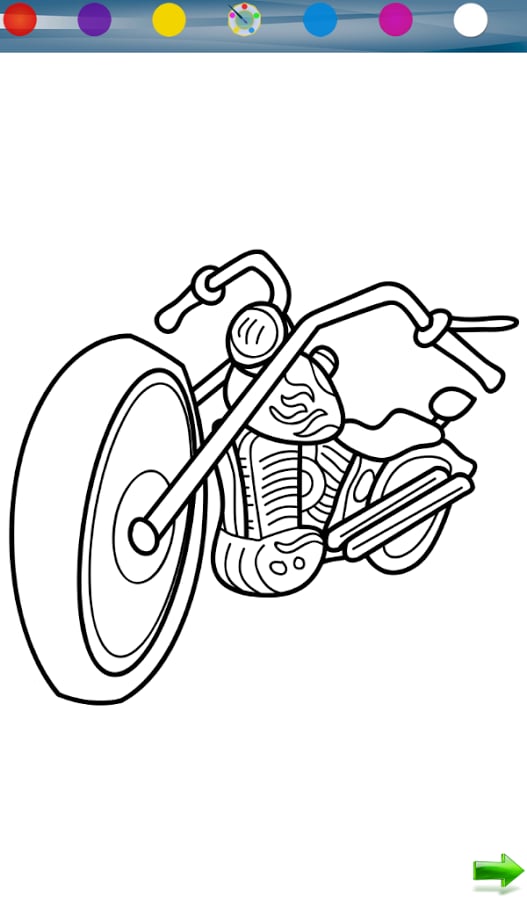 Coloring: Motorcycles截图2