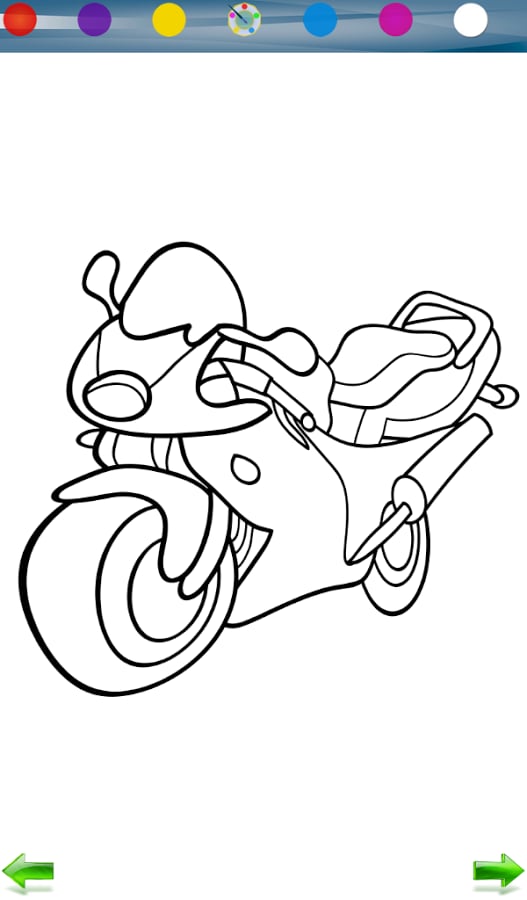 Coloring: Motorcycles截图4