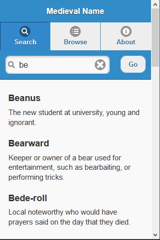 Medieval Name截图2