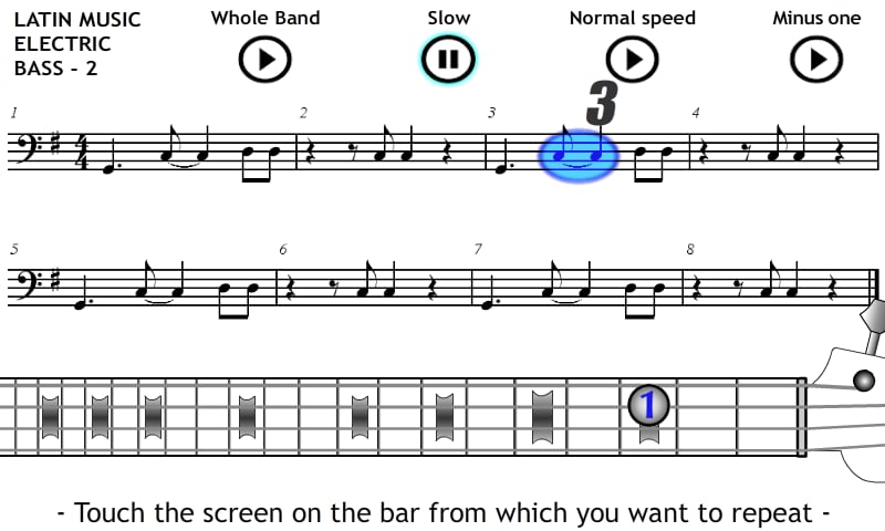 Play Electric Bass Latin...截图1