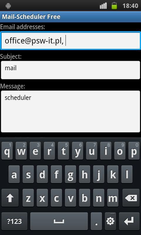 Mail-Scheduler截图1