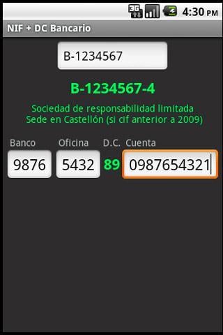 NIF Control DC Bancario截图1