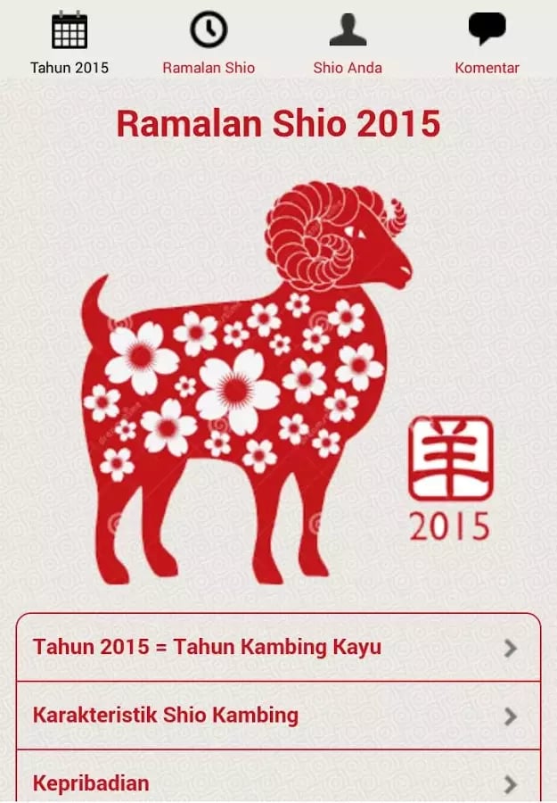 Ramalan Shio 2015截图4