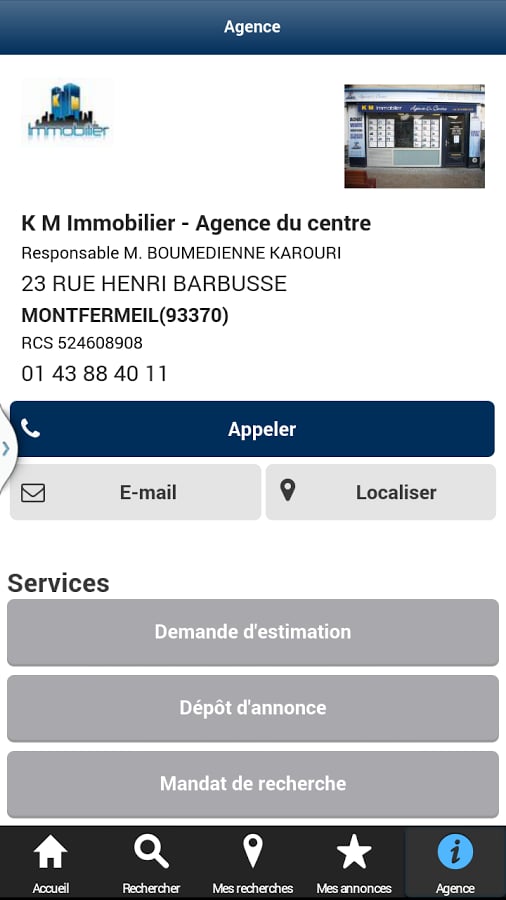 KM Immobilier Agence du ...截图4