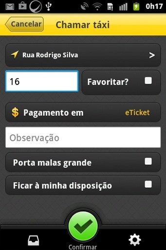 Recreio Praia Taxi Cliente截图1