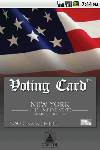 Voting Card New York截图1