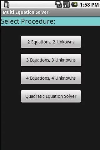 Multi Equation Solver截图3