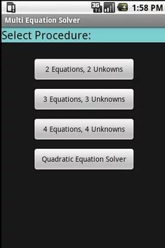 Multi Equation Solver截图