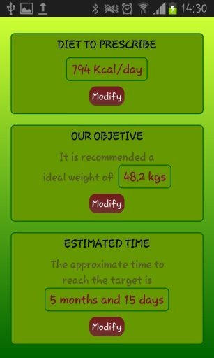 tuDietApp - BMI kcals BMR Diet截图2