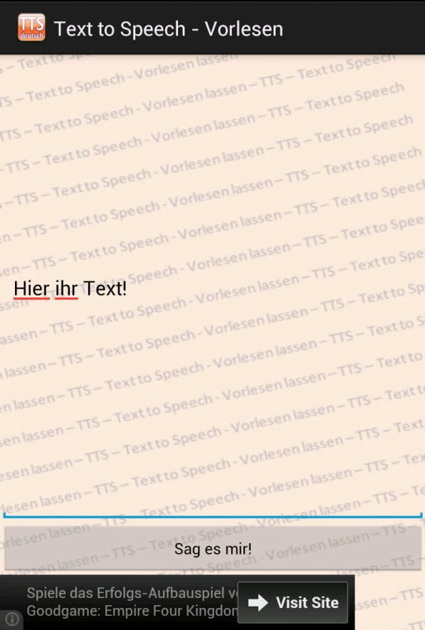 Text To Speech - Vorlese...截图2