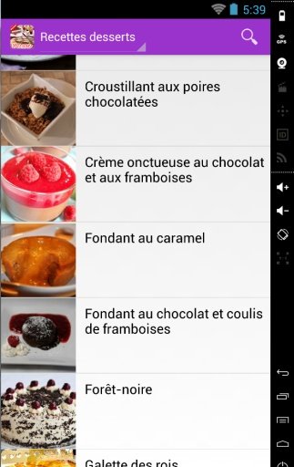 Recettes desserts截图1