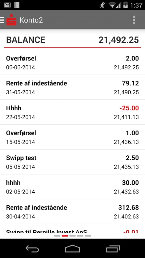 Sparekassen for Nr.Nebel & Omegn截图2