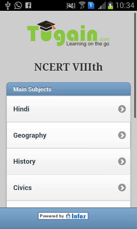 Tugain NCERT VIII截图2