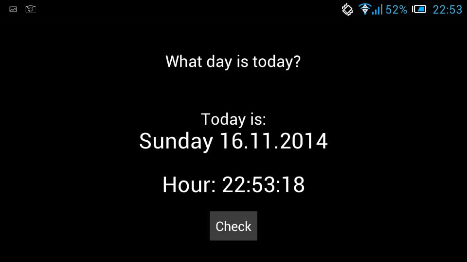 What day is today?截图1