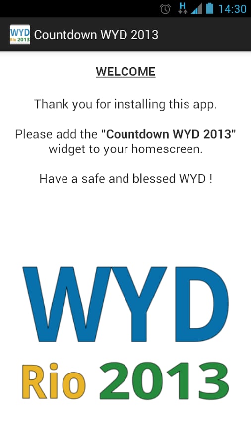 Countdown WYD 2013截图2