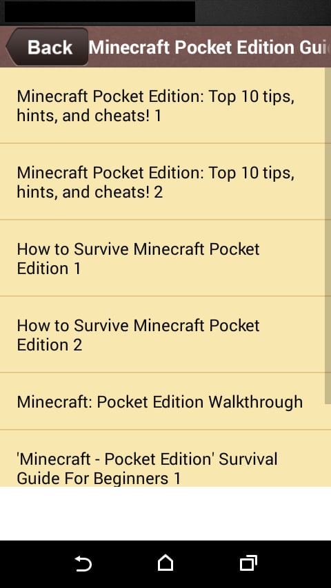 Tricks for Minecraft PE ...截图1