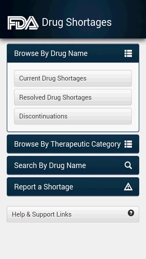 Drug Shortages截图5