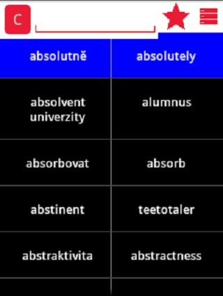 Czech English Dictionary截图3