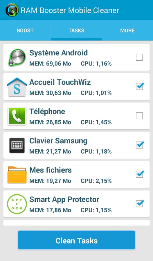 RAM Booster Mobile Clean...截图1