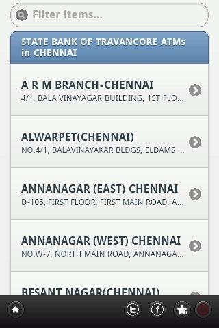 STATE BANK OF TRAVANCORE ATM / Branch Locator截图6