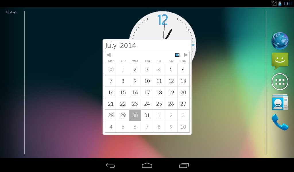 Kde5 Analog Clock Widget截图4