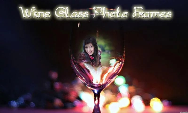 Wine Glass Photo Frames截图1