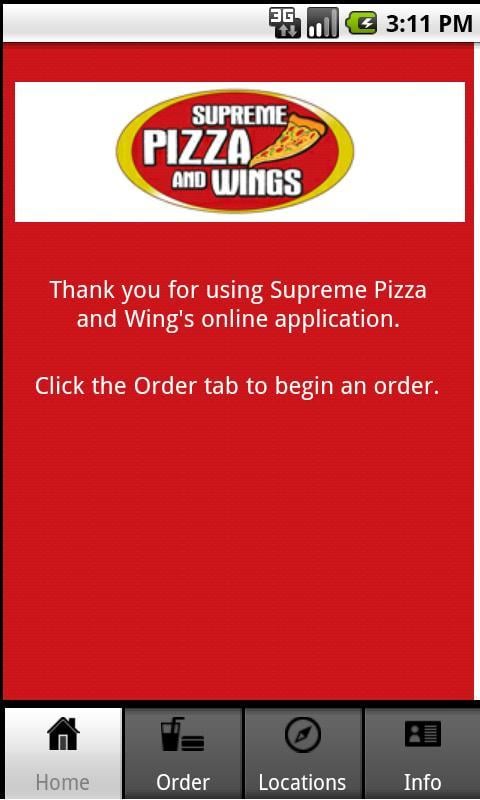 Supreme Pizza and Wings截图2