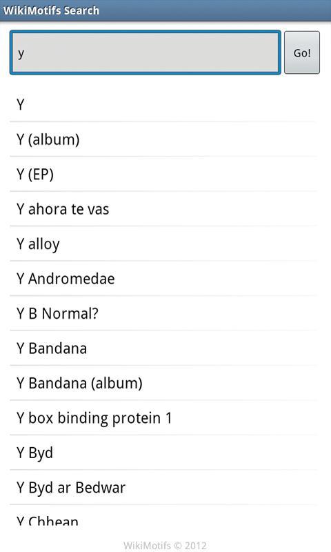 WikiMotifs Library Y截图1