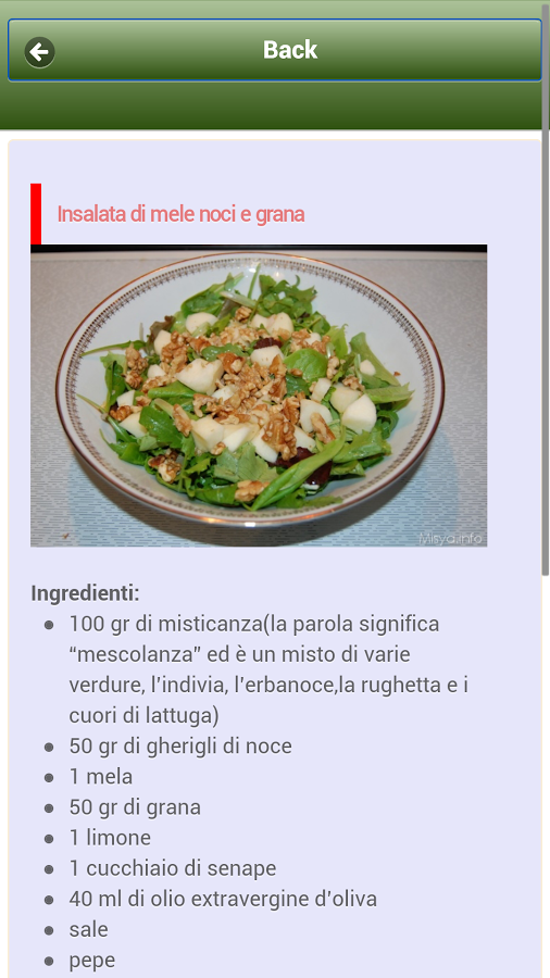 Ricette Di Insalata截图8