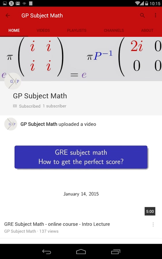 GRE Subject Math Course截图1
