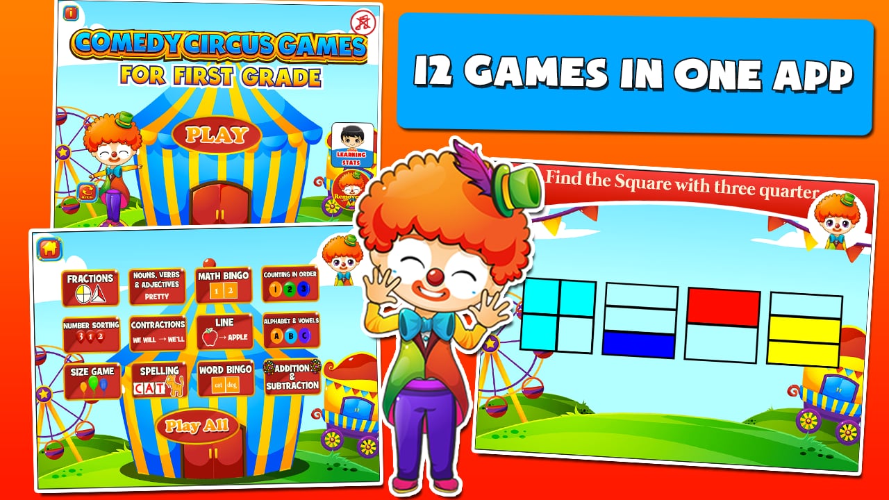 Circus First Grade Games截图6