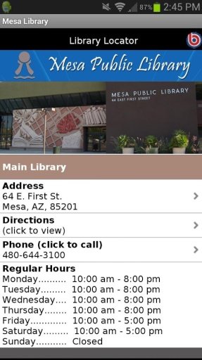 Mesa Library截图5